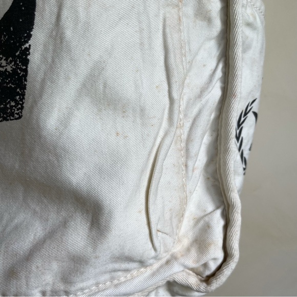 Feed Burlap Tote Bag reversible With Canvas Straps - Picture 8 of 16